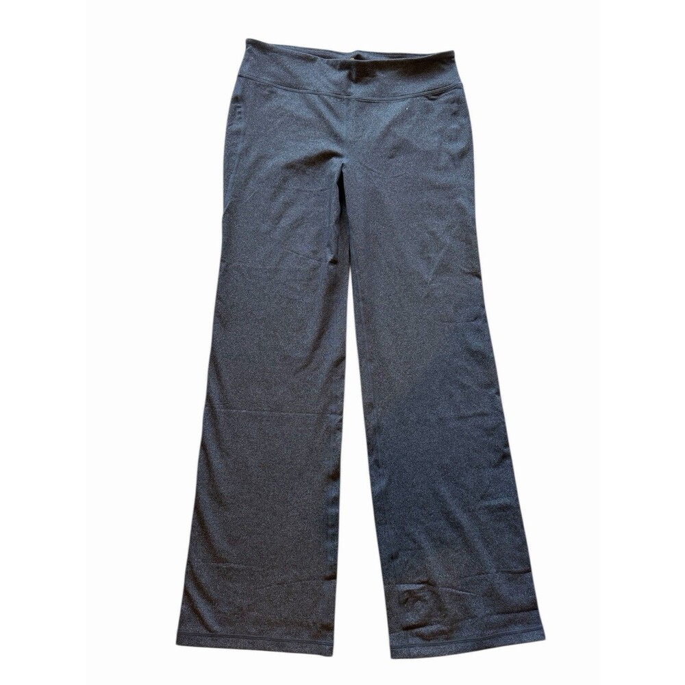 NWT CORE Andrea Jovine Women's M Gray Yoga Pants $58 Retail Nylon Poly Blend